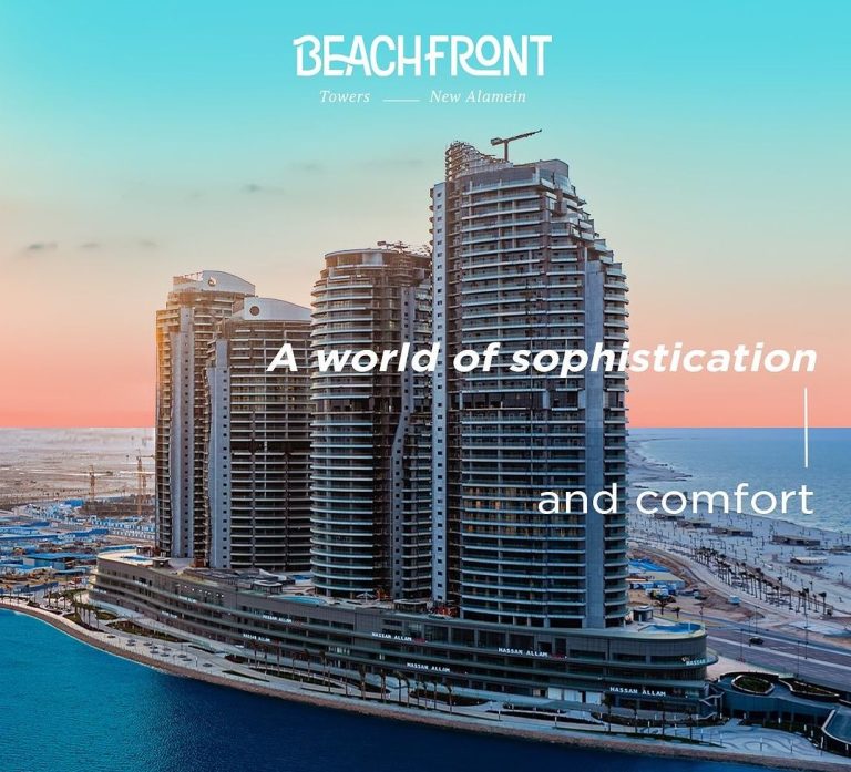 للبيع شاليهات بيتش فرونت العلمين الجديدة أغتنم فرصة السكن الراقى